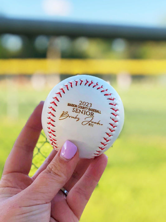 Custom Engraved Baseball