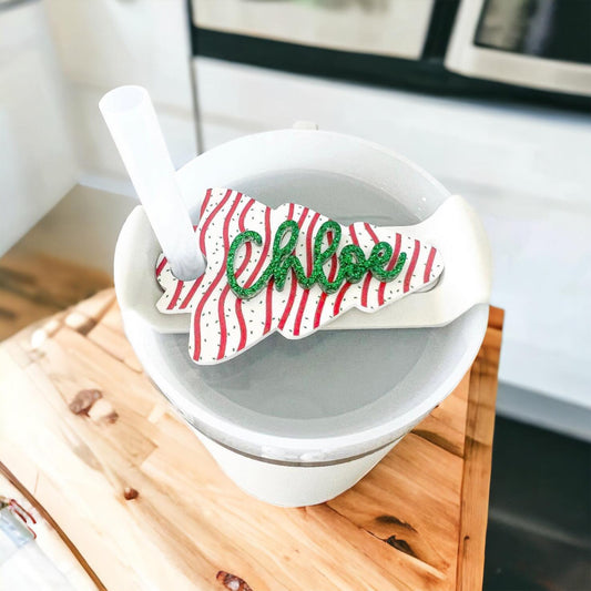 Christmas Tree Cake Cup Topper