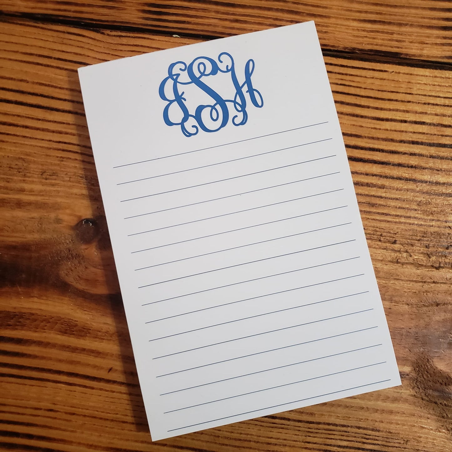 Personalized Monogram Notepad - Large